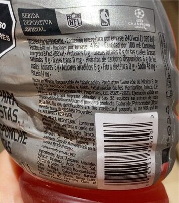 gatorade 1 litro