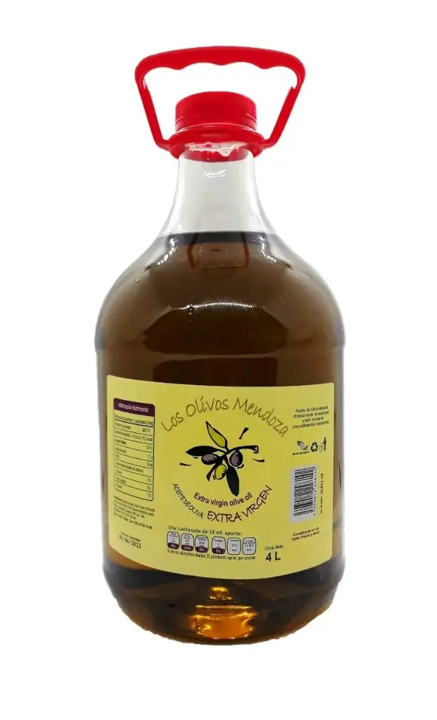 Aceite de oliva, extra virgen, 4 litros, los olivos de mendoza, galón
