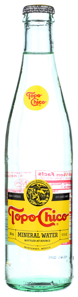 Agua mineral topo chico, 355ml, pieza