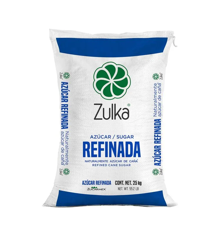 Azucar refinada, zulka, 10 k, costal