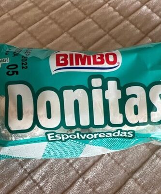 [424B] Donas espolvoreadas de 6 piezas 140gr, bimbo, pieza
