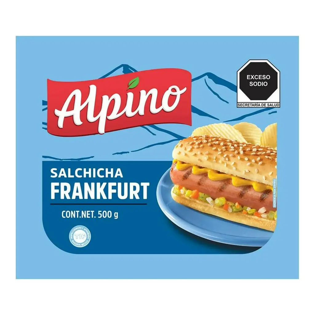 Frankpurt de 500gr, paquete