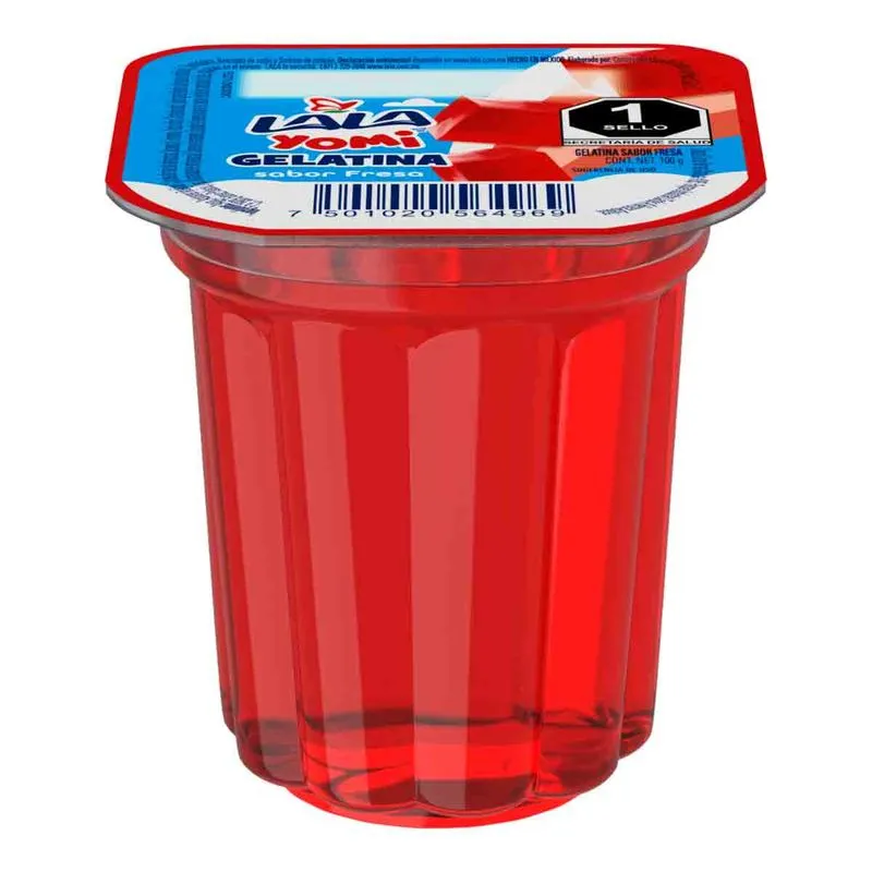 [519] Gelatina lala yomi fresa 100 gr, pieza
