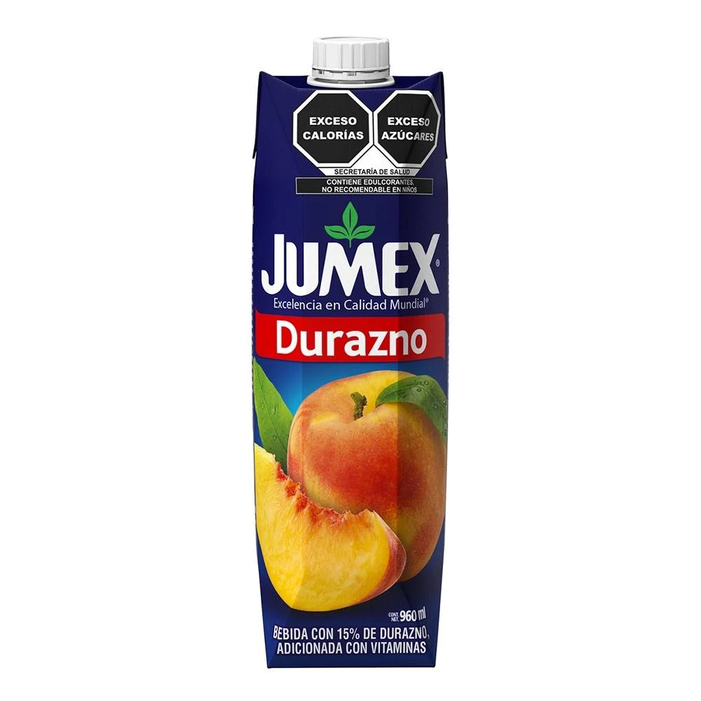 Jugo de durazno, jumex, litro