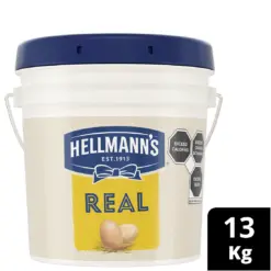 Mayonesa real hellmanns 13 kg, pieza