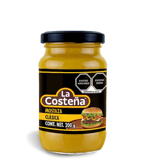 Mostaza la costeña de 200gr, pieza
