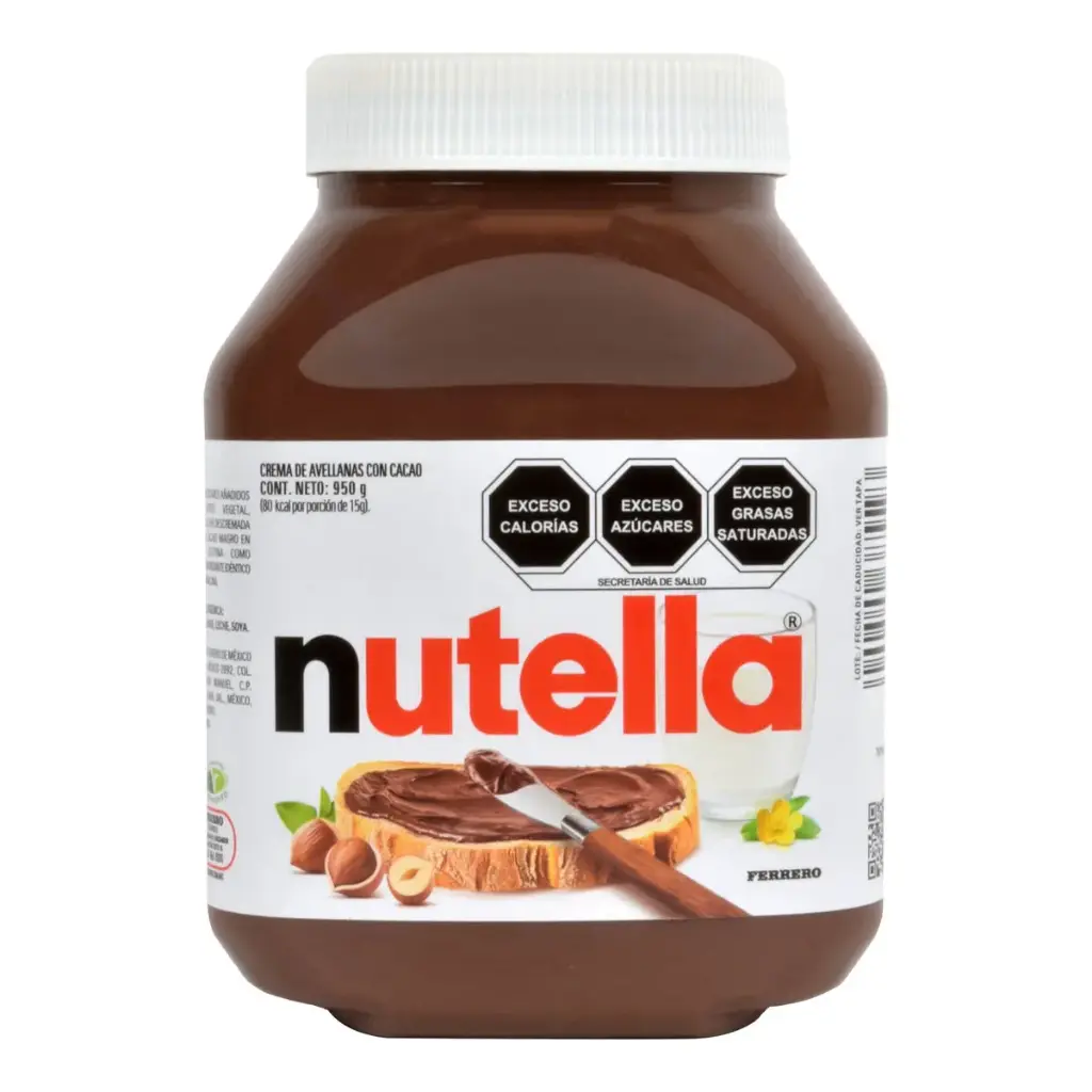 Nutella original de 950gr, pieza