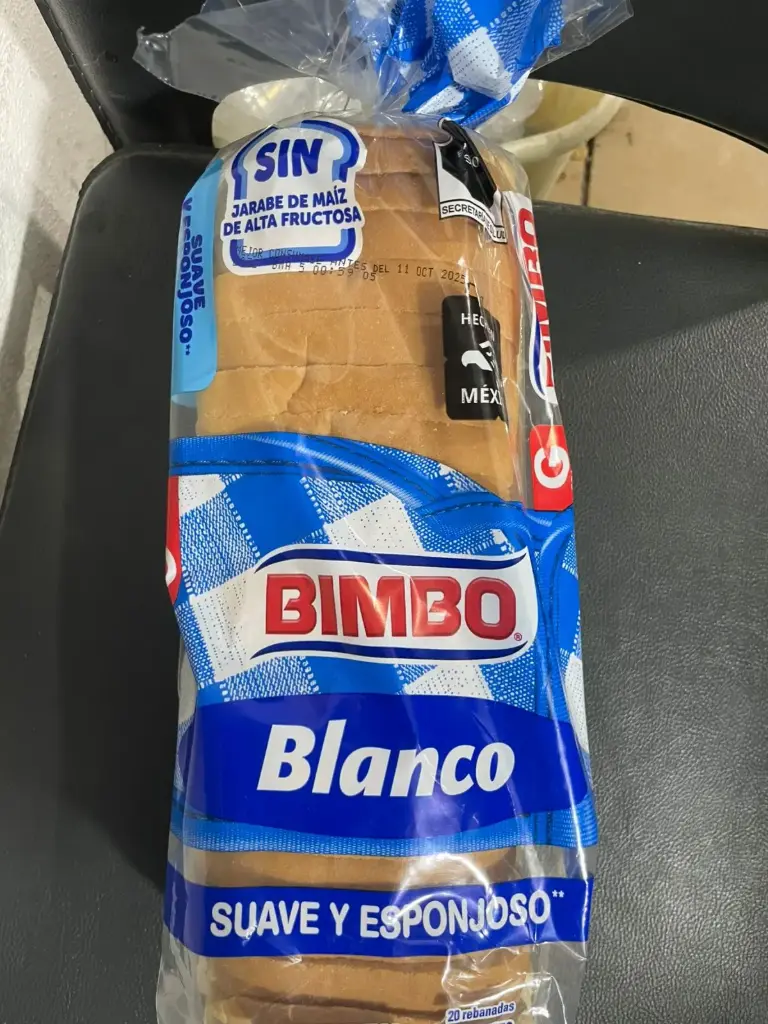 [791] Pan blanco bimbo grande, 620 gramos, paquete