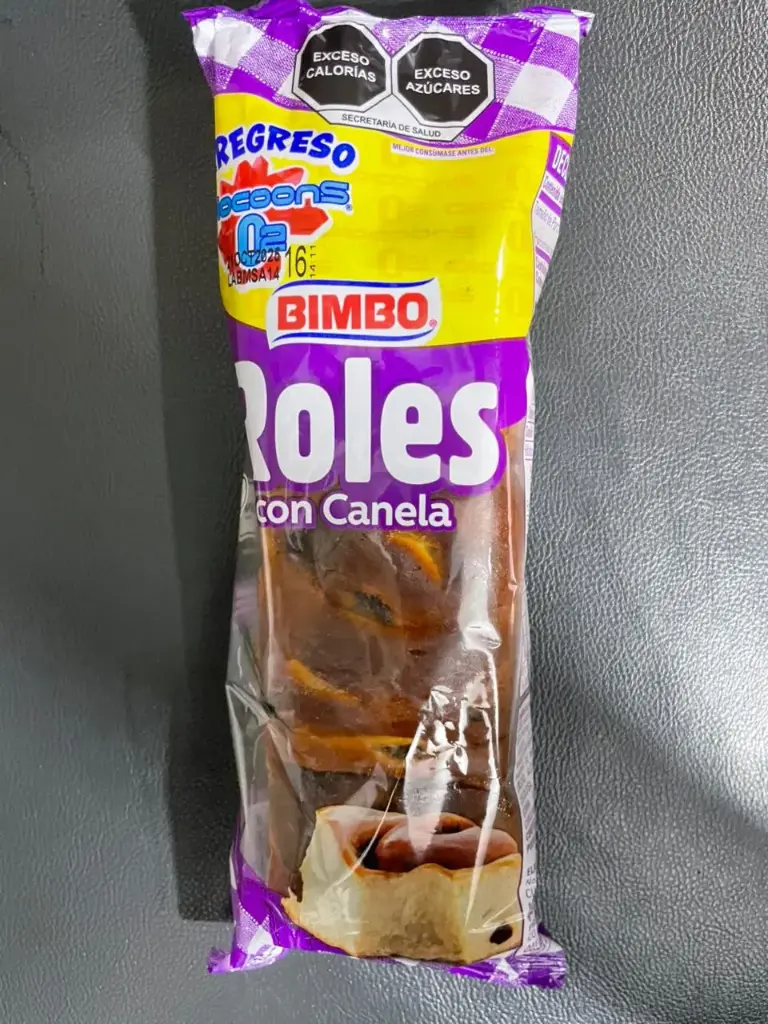 [918] Roles de canela, bimbo, 180 gramos