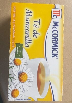Té de manzanilla 30 gr, maccormick, pieza