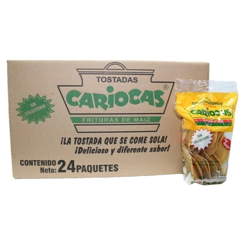 Tostadas cariocas, caja