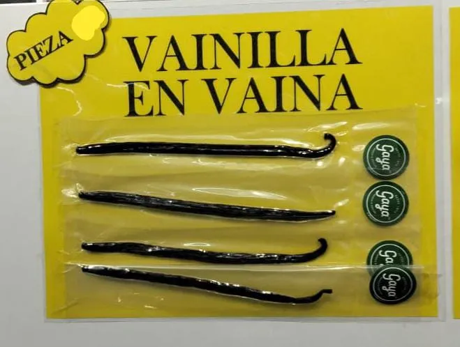 Vaina de vainilla, pieza