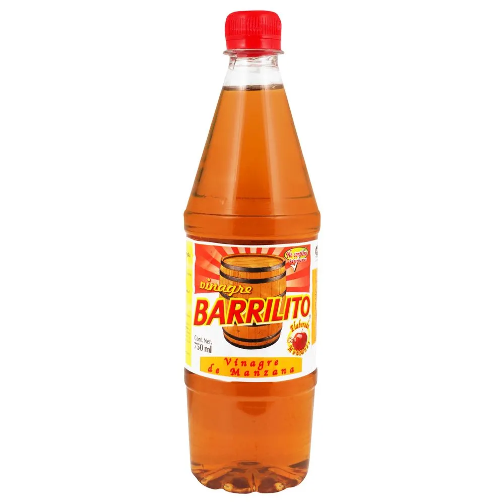 Vinagre de manzana 750 ml, barrilito, pieza