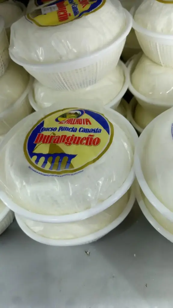 Queso canasto durangueño, kilo