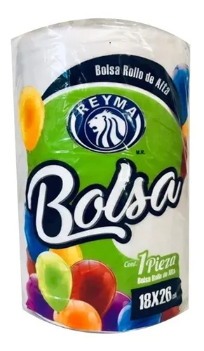 [1472] Bobina bolsa de 1/2 k, reymar, 18x25, kilo
