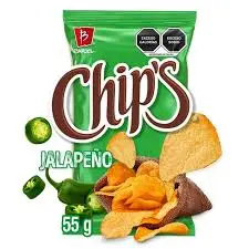 [2008] Chips jalapeños de 52 grs, barcel, pieza