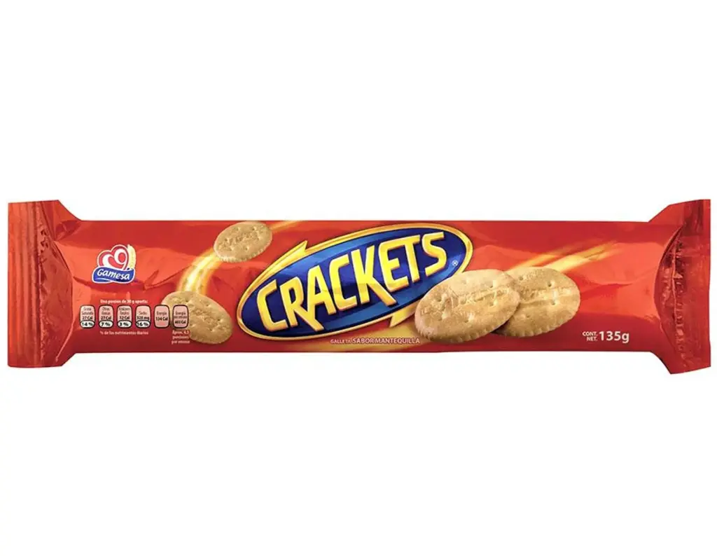 [2033] Galleta crackets 139gr, pieza