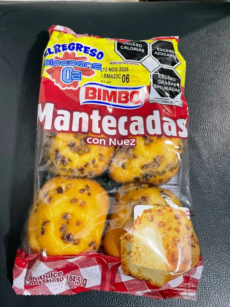 Mantecada con nuez, bimbo, 184,5 gramos