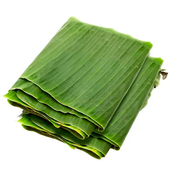 Hoja de plátano, 9 a 11 kilos, paquete