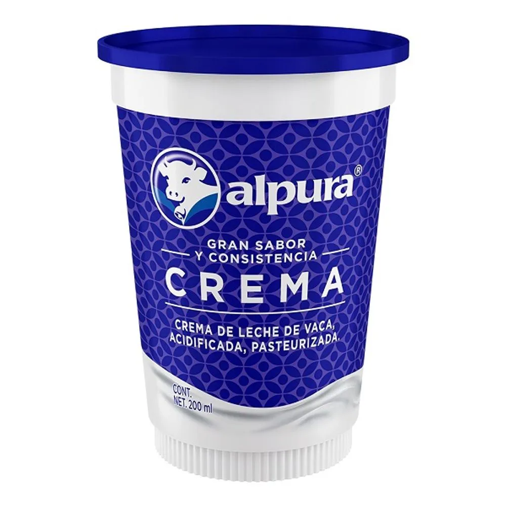 [2257] Crema acida alpura de 200 ml, pieza