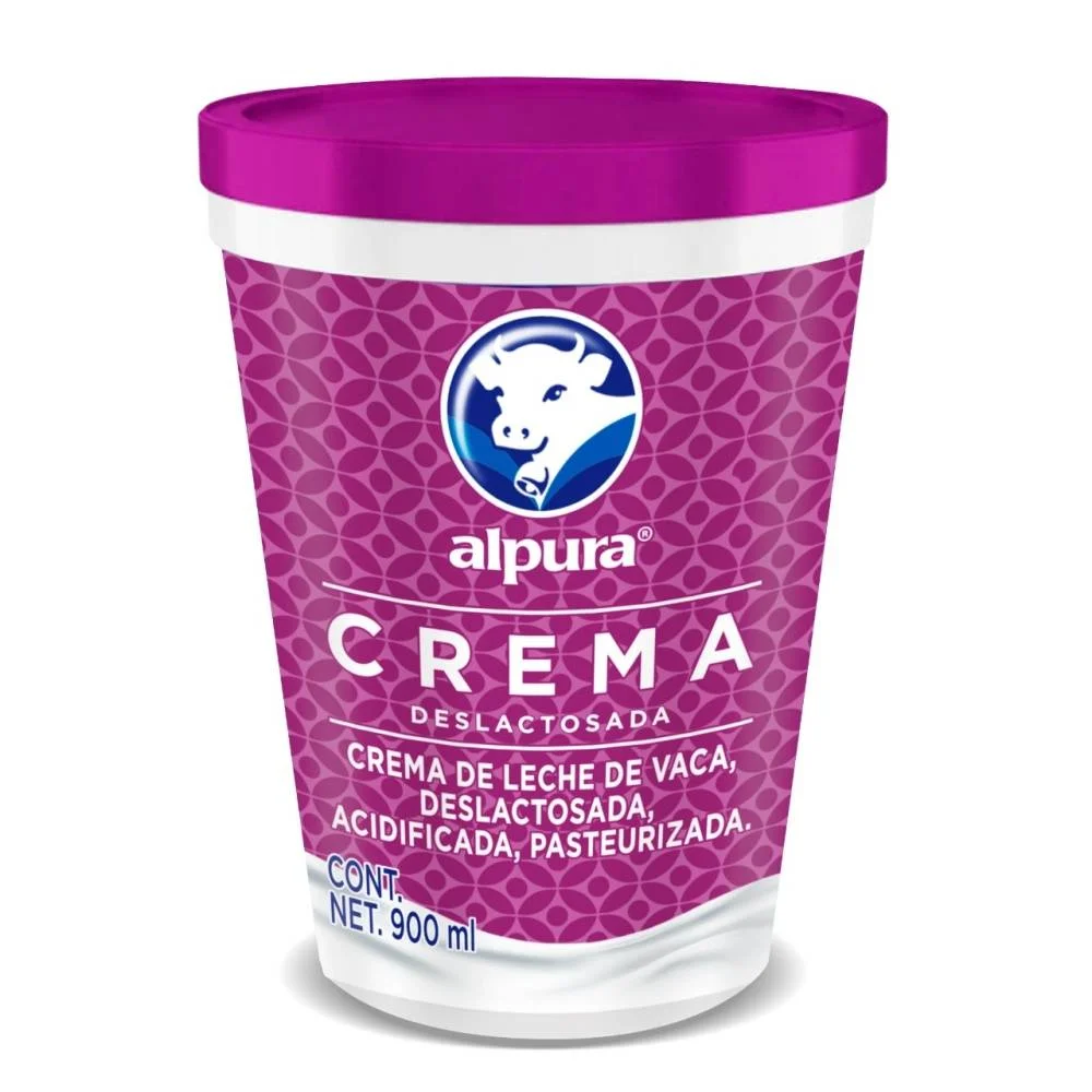 [2261] Crema alpura deslactosada 852ml, litro