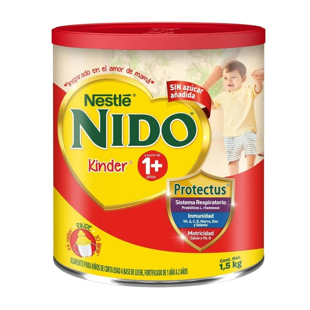 [2273] Leche en polvo nido preescolar, 1.5 kilos, bote