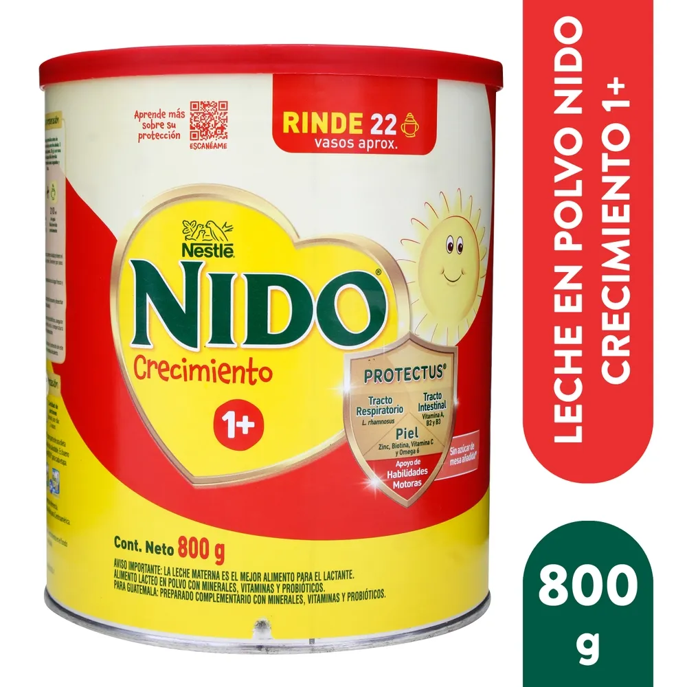 [2274] Leche en polvo nido preescolar, 800 gr, bote