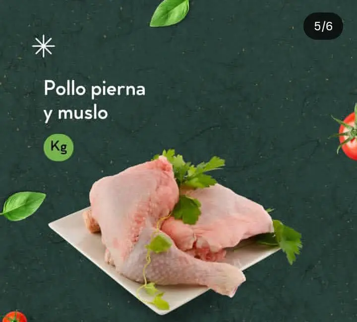 [2412] Pollo pierna y muslo (mas de 20 kilos), kilo