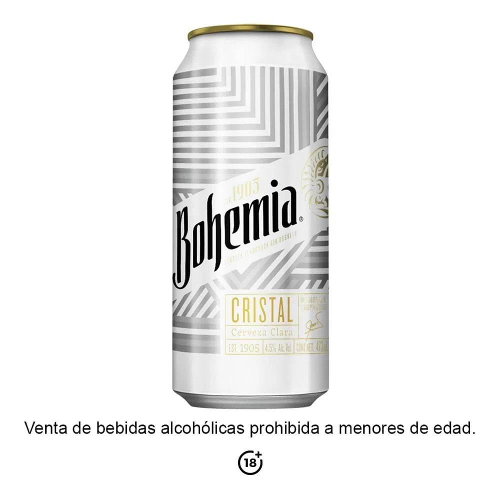 Cerveza bohemia blanca, laton de 437 ml, pieza