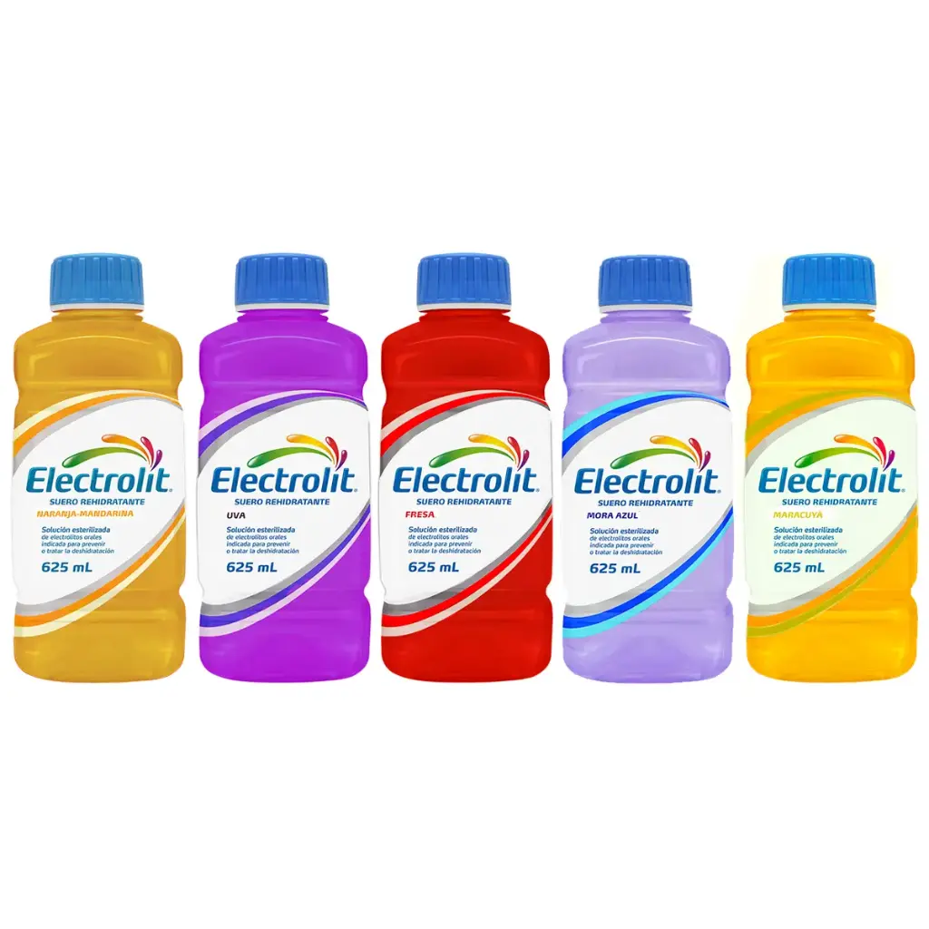 Electrolit de sabores 625ml, 6 piezas, paquete