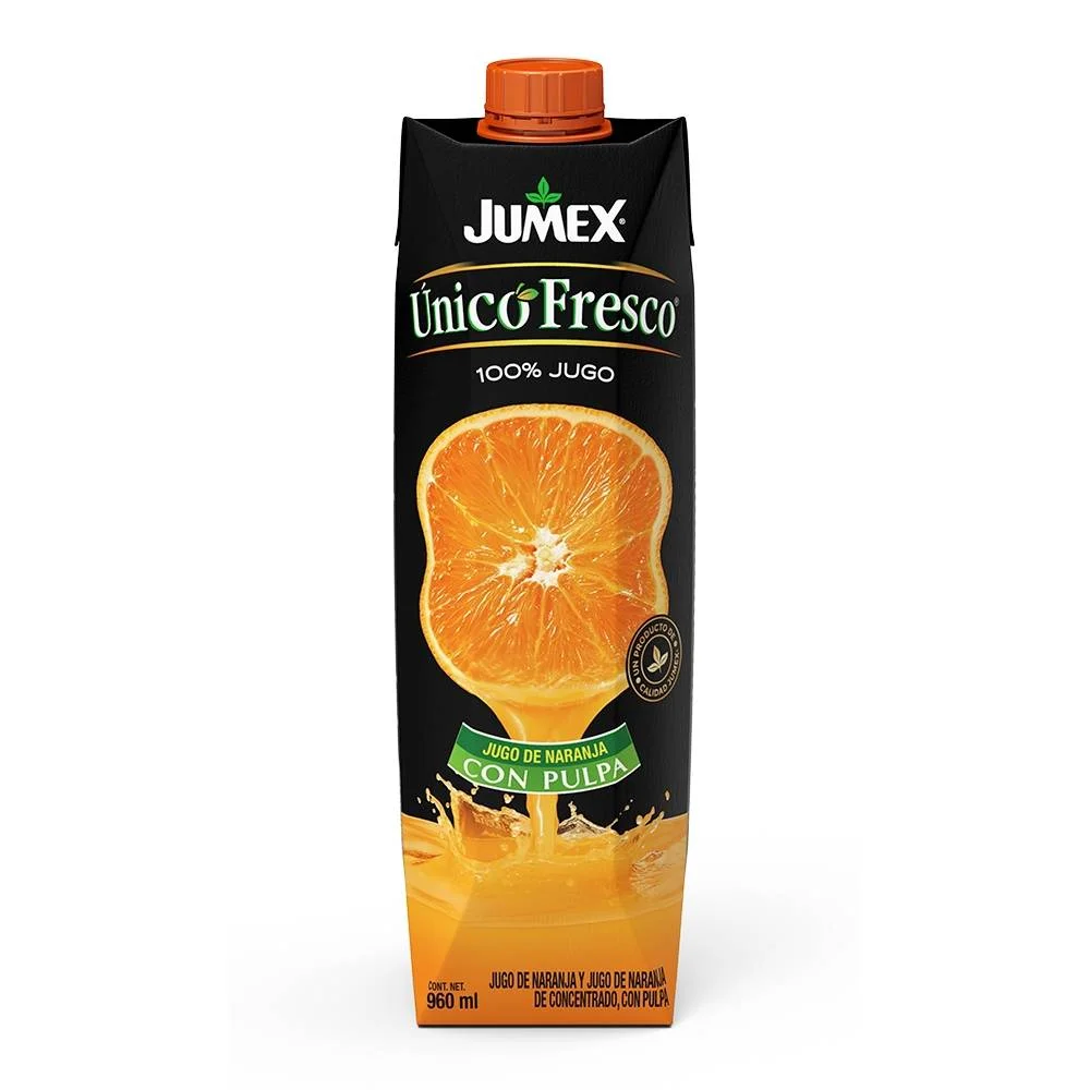 Jugo de naranja único fresco, jumex, 960ml, pieza
