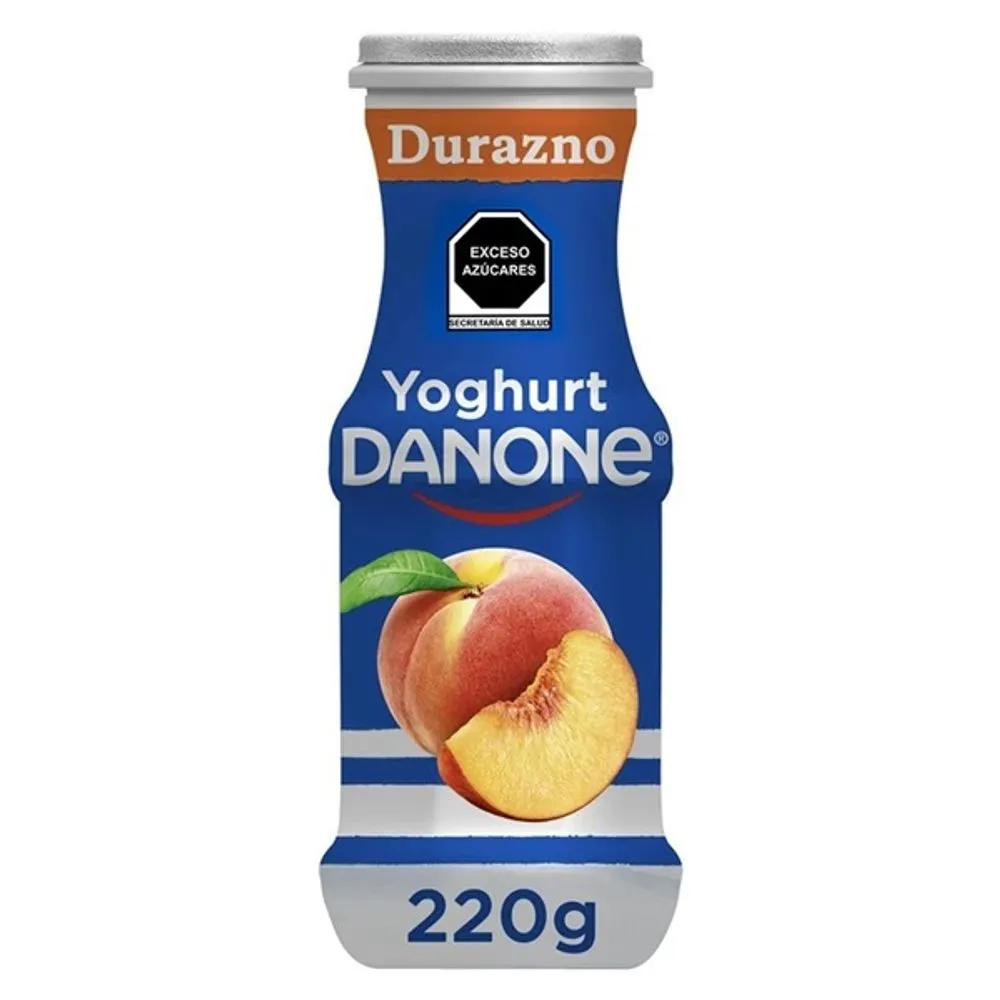 Yogurth de durazno 220 gramos, Danone, pieza