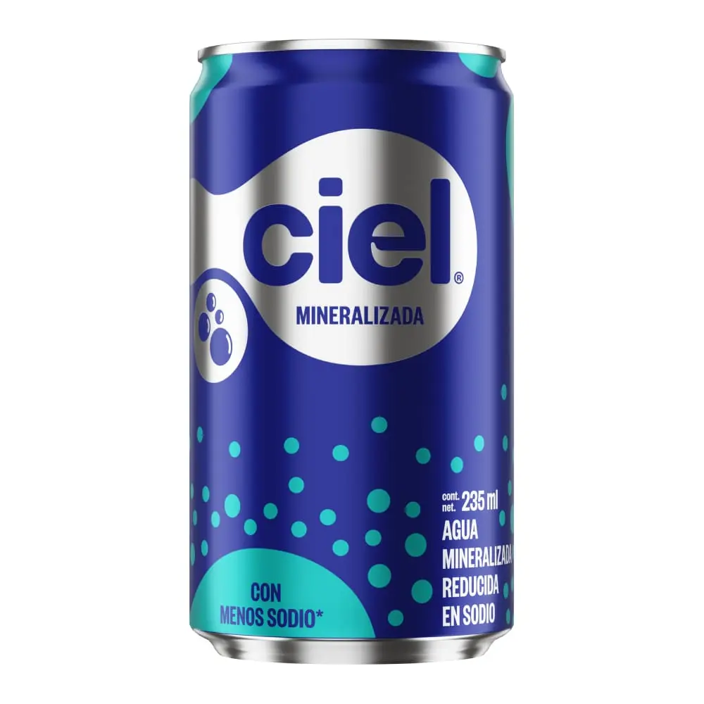 Agua mineral 235 ml, Ciel, 12 piezas, caja