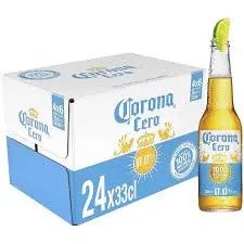 Cerveza corona cero carton de media el bunker