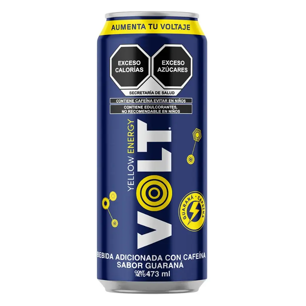 Bebida energetica de 470 ml, volt, pieza