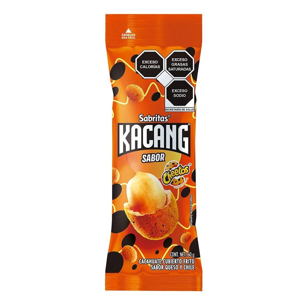Cacahuate sabor chetos 77 gramos, kacang, pieza