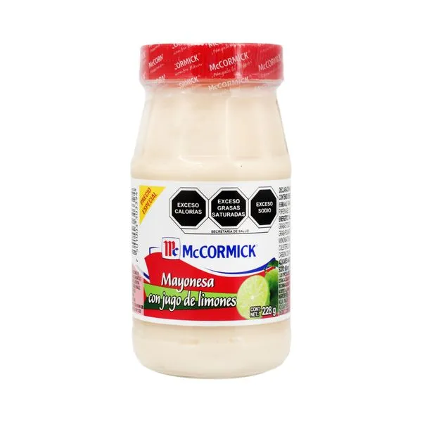 Mayonesa con limon de 228 gramos, Maccormick, pieza