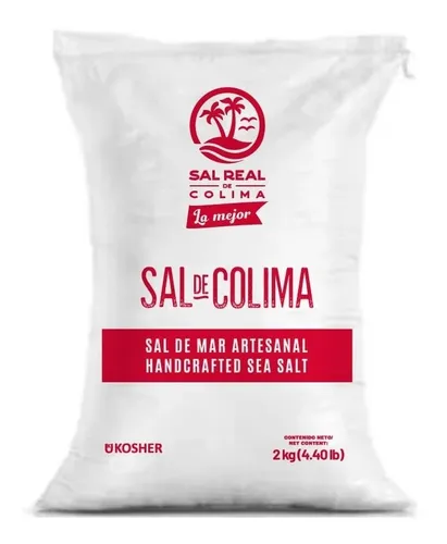 [24A] sal de grano real, colima, 2 kg, pieza
