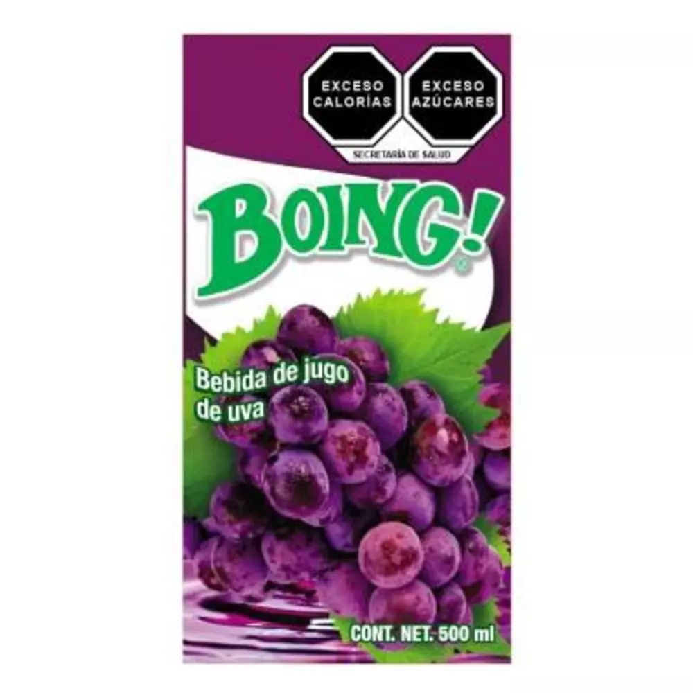 Jugo de uva, boing, 500 ml, pieza