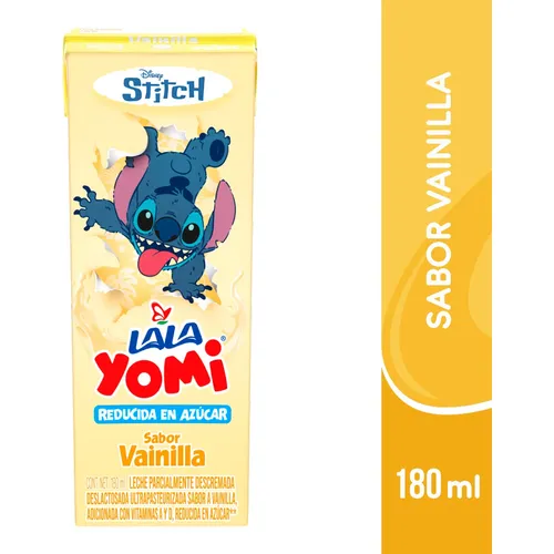 leche sabor vainilla 180 ml de yomi, lala,pz 