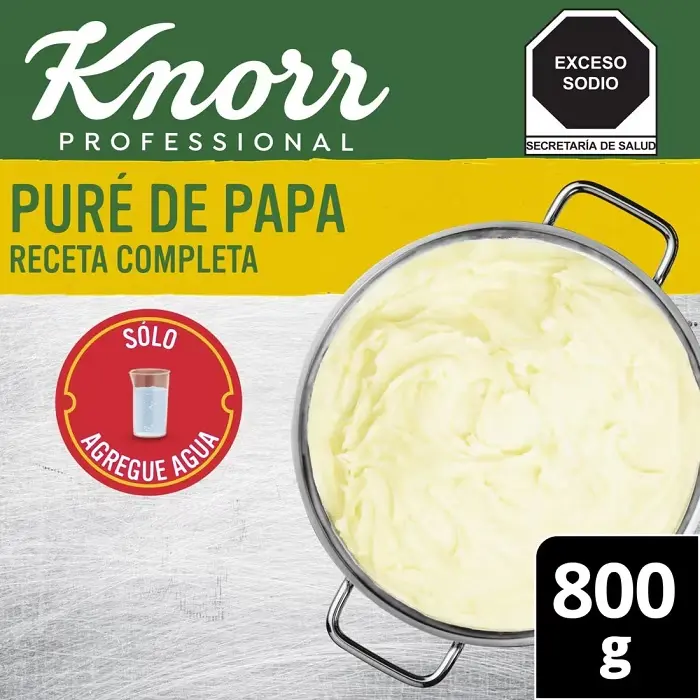 Puré de papa, knorr, 800 grs, pieza
