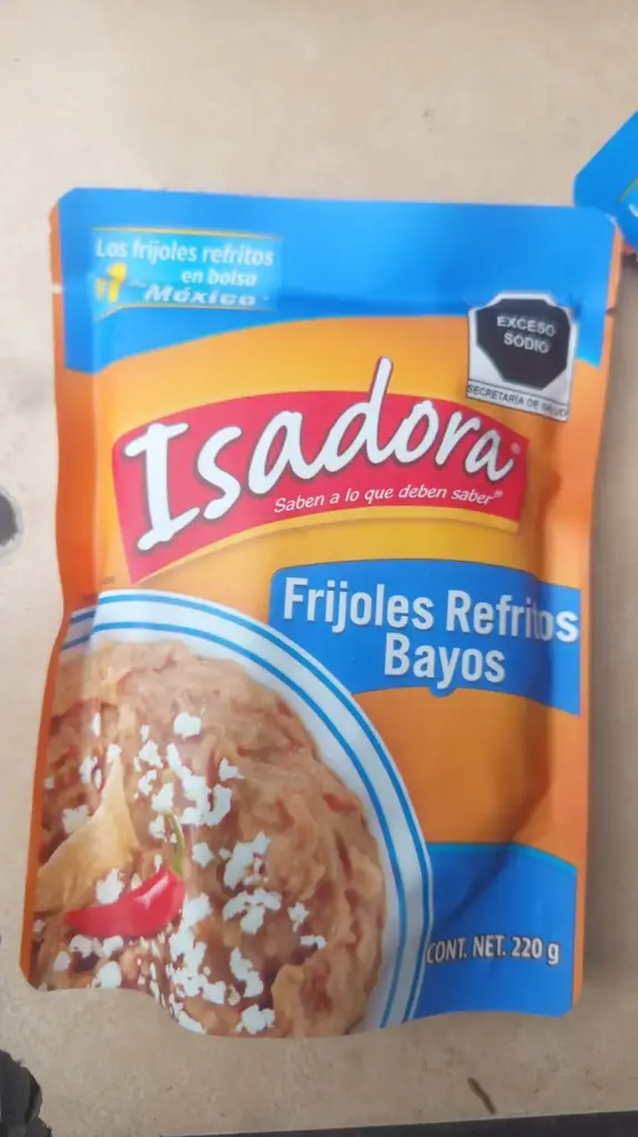 [212A] Frijoles bayos refritos pouch, isadora, 220grs, pieza