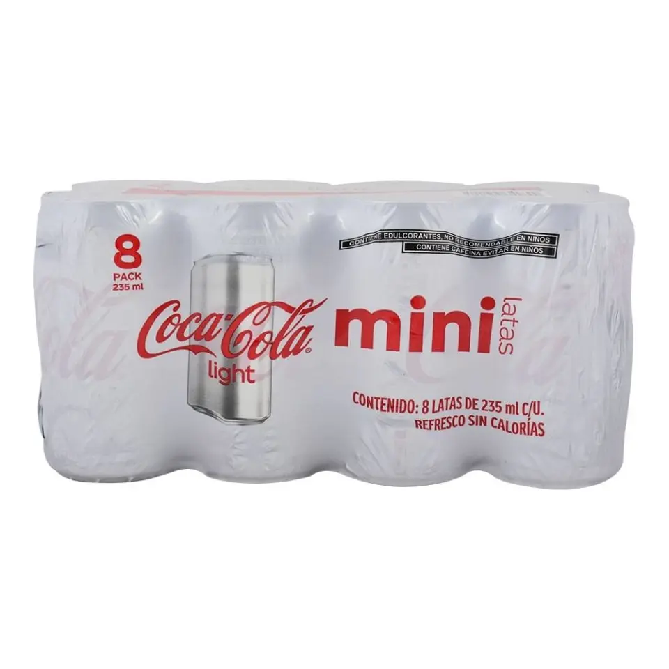 [366A] Refresco light 237ml, cocacola, 8 pack