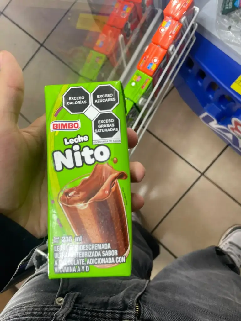 leche sabor nito 236ml, bimbo,pz 