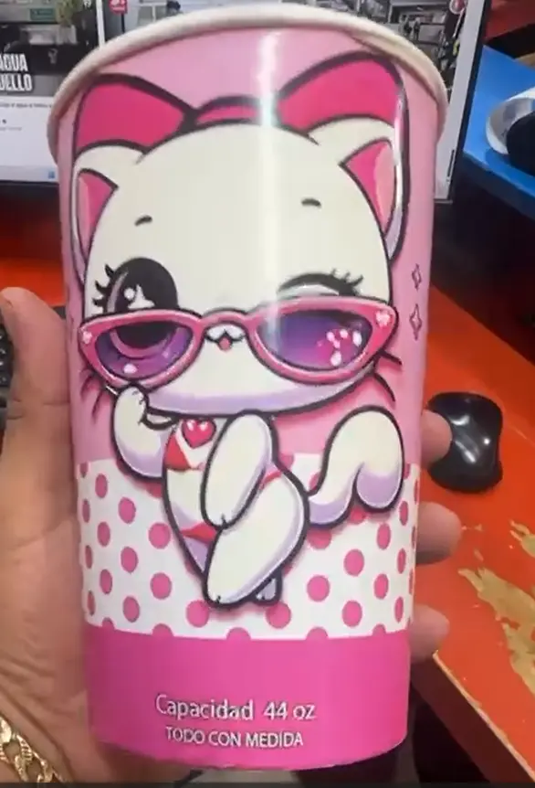 [508A] Vasos de michelada gata 20 paq, caja
