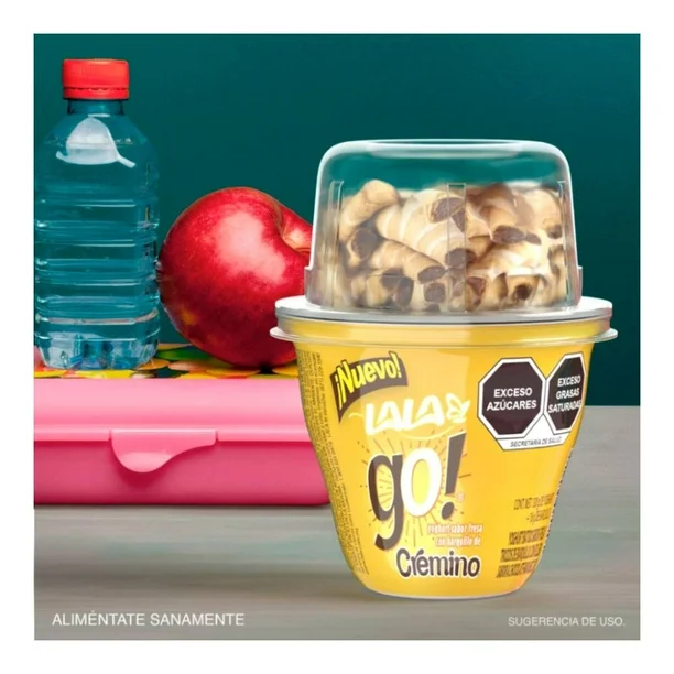 Yogurt batido sabor canelita trikitrakes 130 gr, lala go, pz