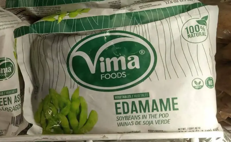vainas de soga verde de kg, vima foods,  bolsa