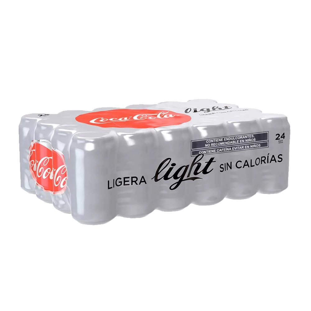 [661A] Refresco light 237ml 24pz, cocacola, paquete