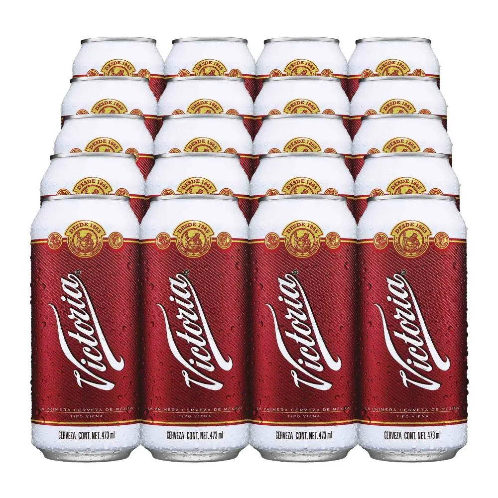 Cerveza corona lata, de 473 ml, 24 unidades, charola 